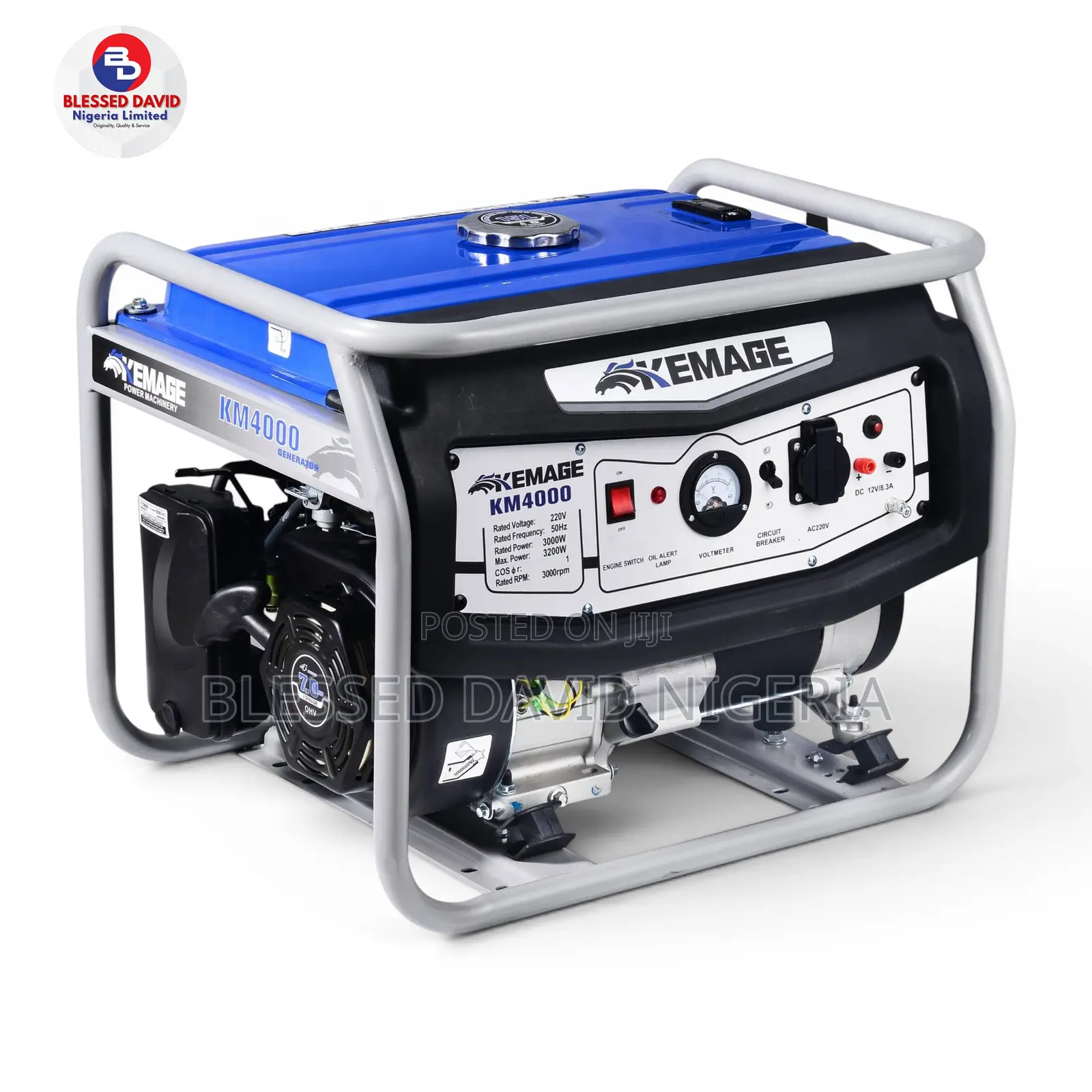 Kemage Km4800 3.0kva Manual Generator 100% Copper