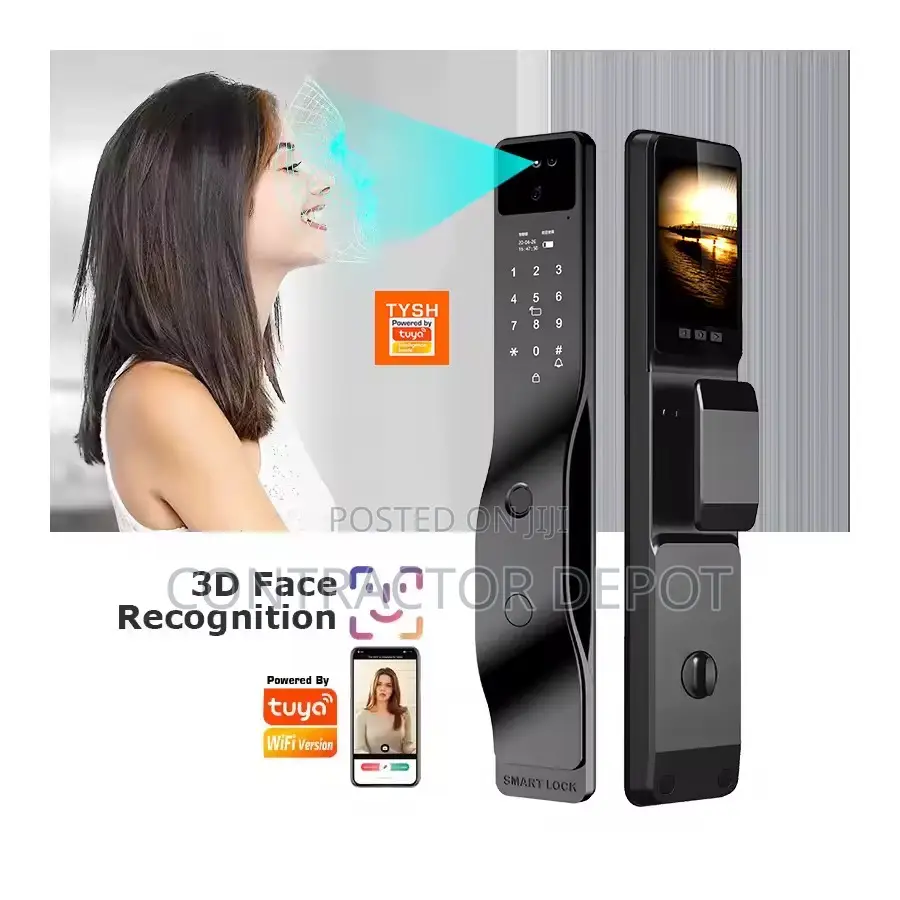 Latest Tuya Video Intercom Lock Security Fingerprint With Doorbell