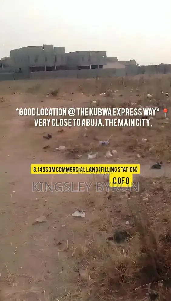 Perfect 8,145sqm at the Kubwa Express Way for Filling Station