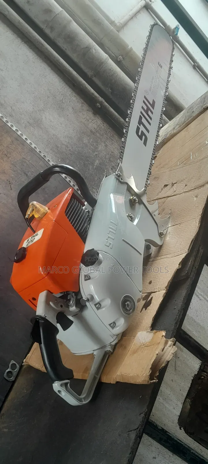 Ms 070 Stihl Chainsaw Machine Petrol Engine Powerful Saw Machine