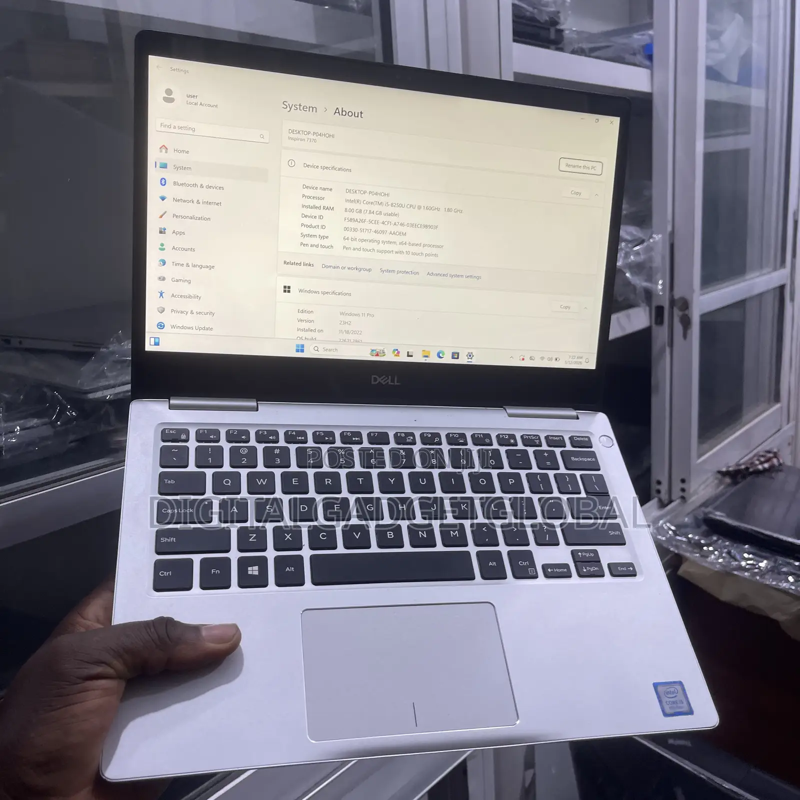 Laptop Dell Inspiron 13 7370 8GB Intel Core i5 SSD 256GB