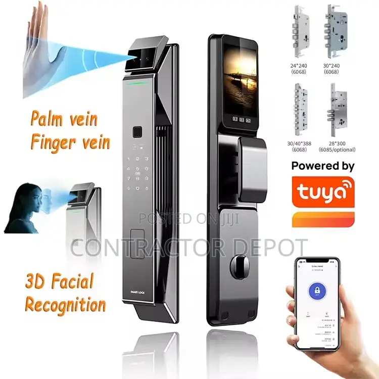 New Generation Tuya Wifi Face Recognition Biometric Smart Lock