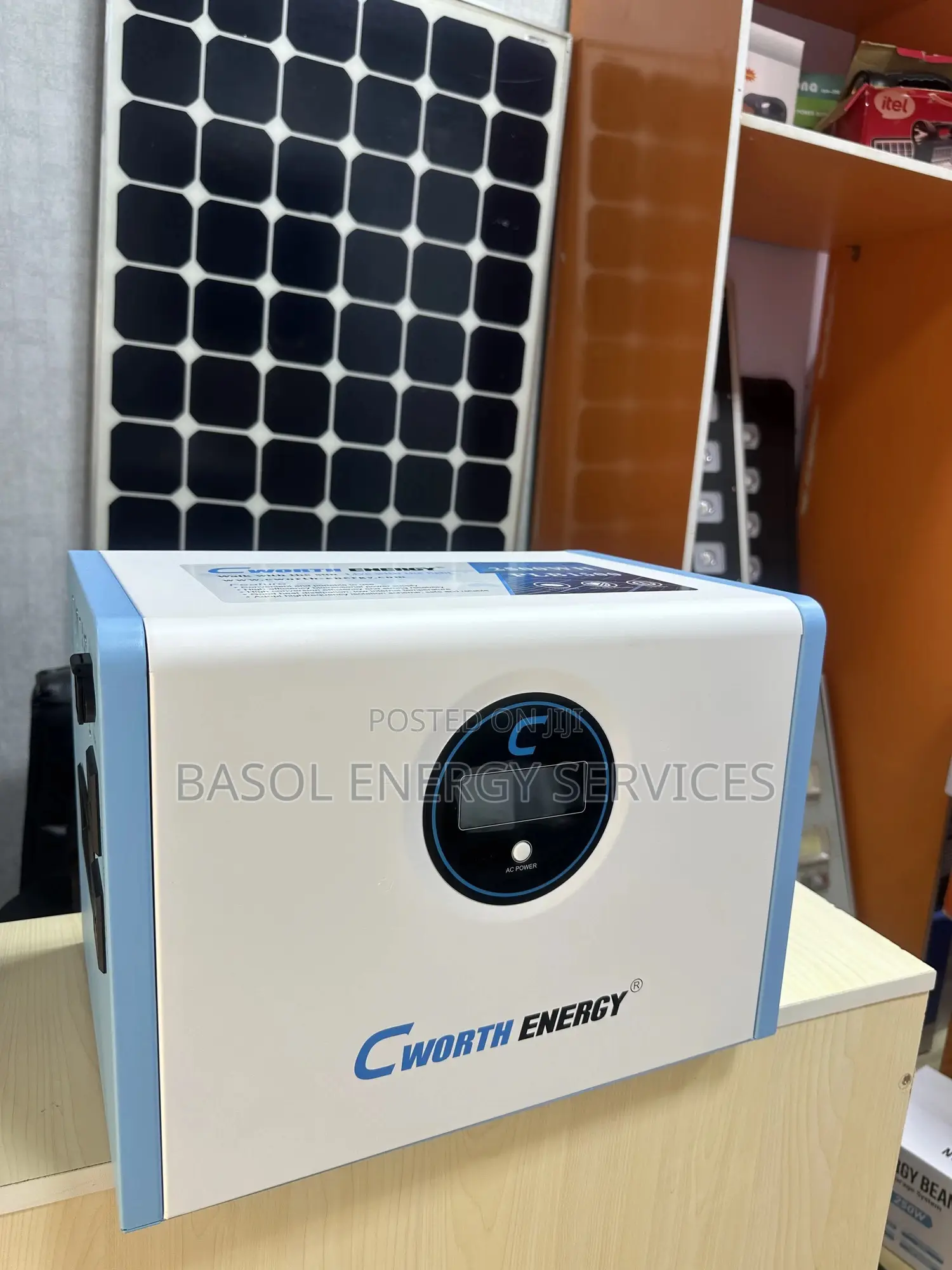 Cworth Solar Generator 1.2kva /2.5wh Lithium Battery
