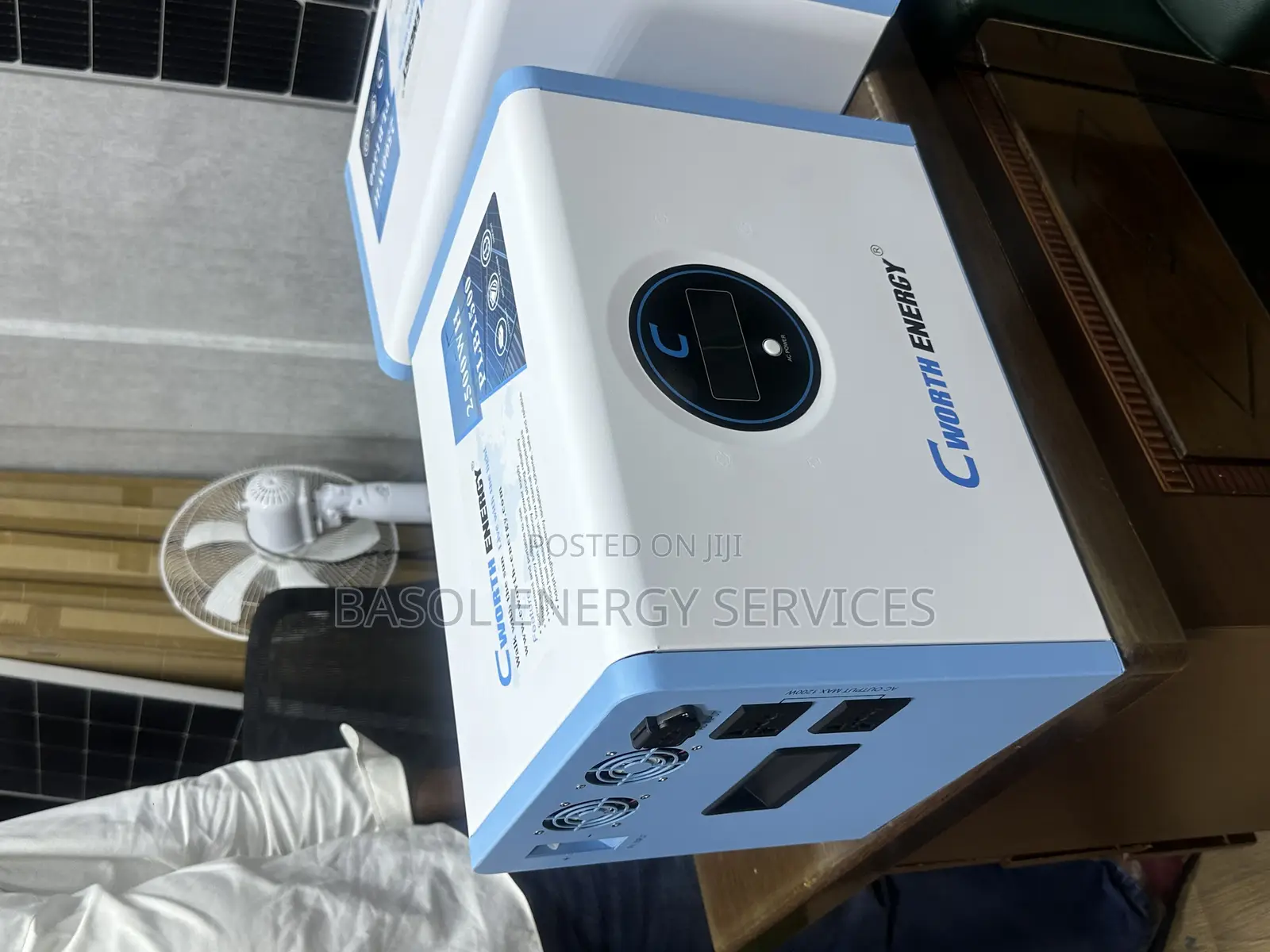 Cworth Solar Generator 1.2kva /2.5wh Lithium Battery