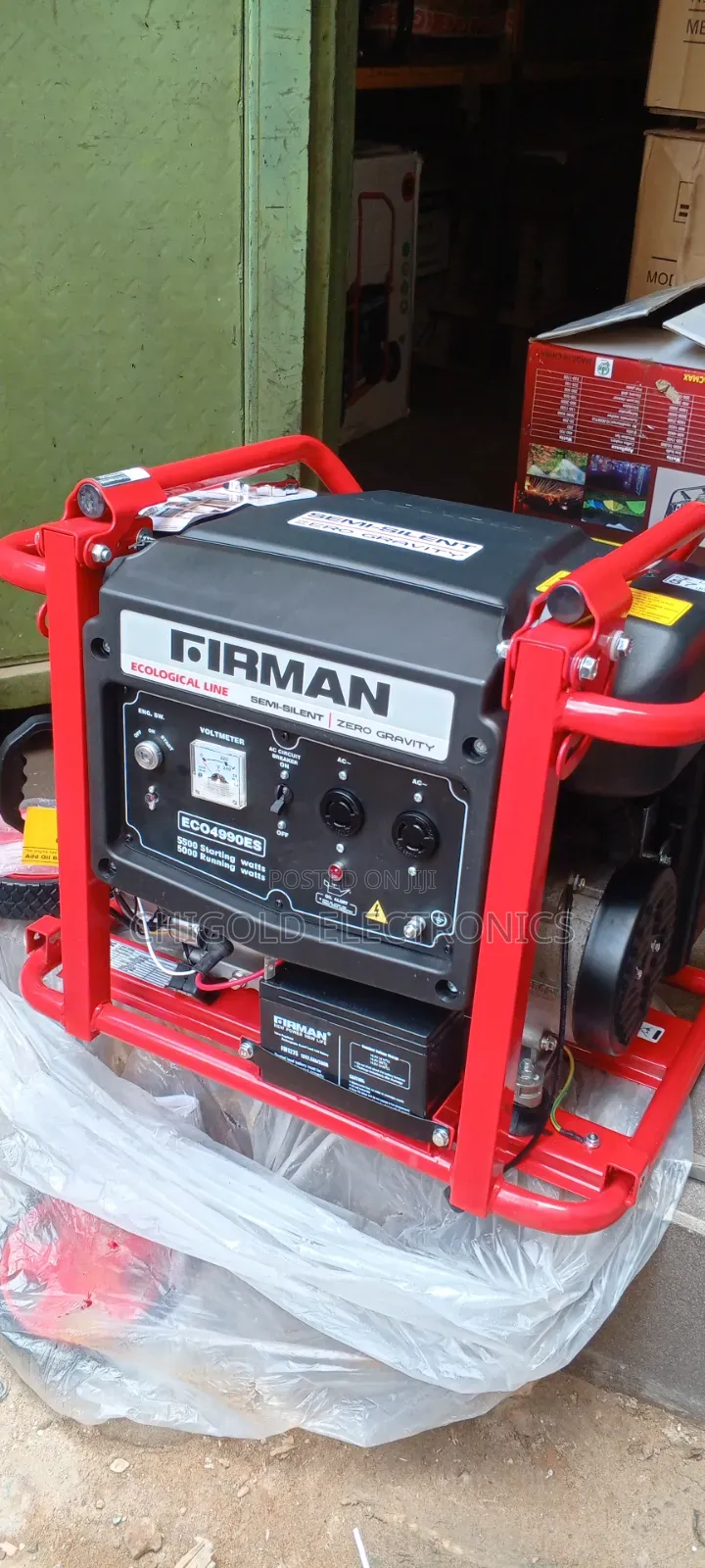 Original Firman Generator 5.5 Kva Model 4990 100% Copper Coil