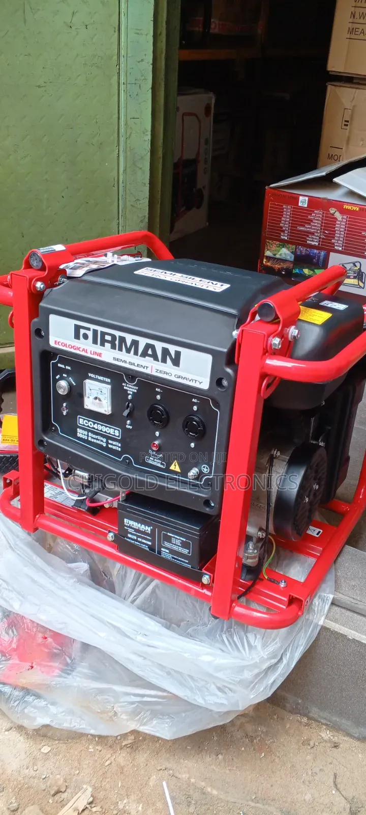 Original Firman Generator 5.5 Kva Model 4990 100% Copper Coin