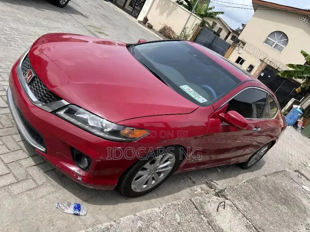 Honda Accord EX-L V-6 2dr Coupe w/Navigation (3.5L 6cyl 6A) 2014 Red