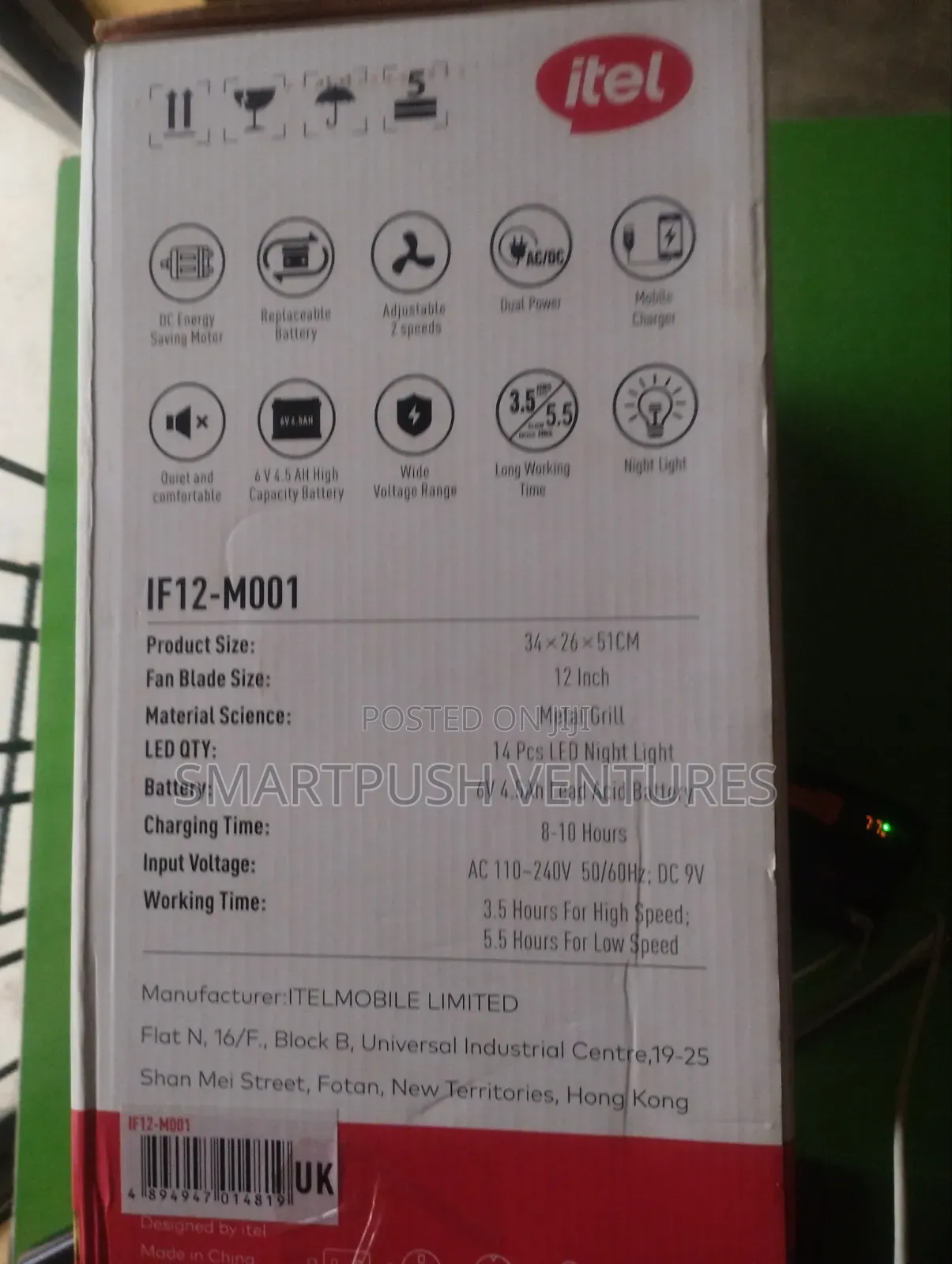 Itel Lonter Fan