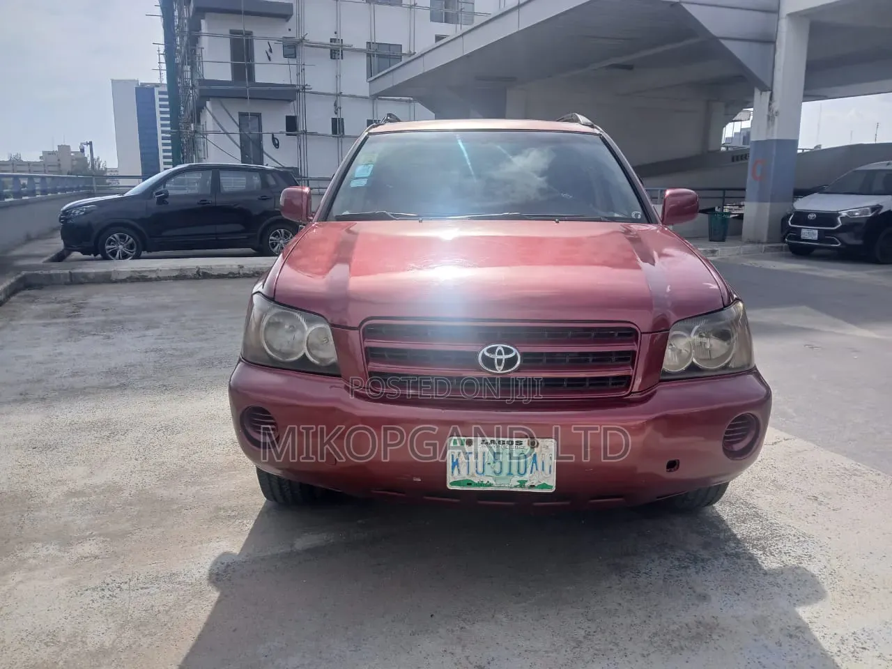 Toyota Highlander V6 AWD 2003 Red