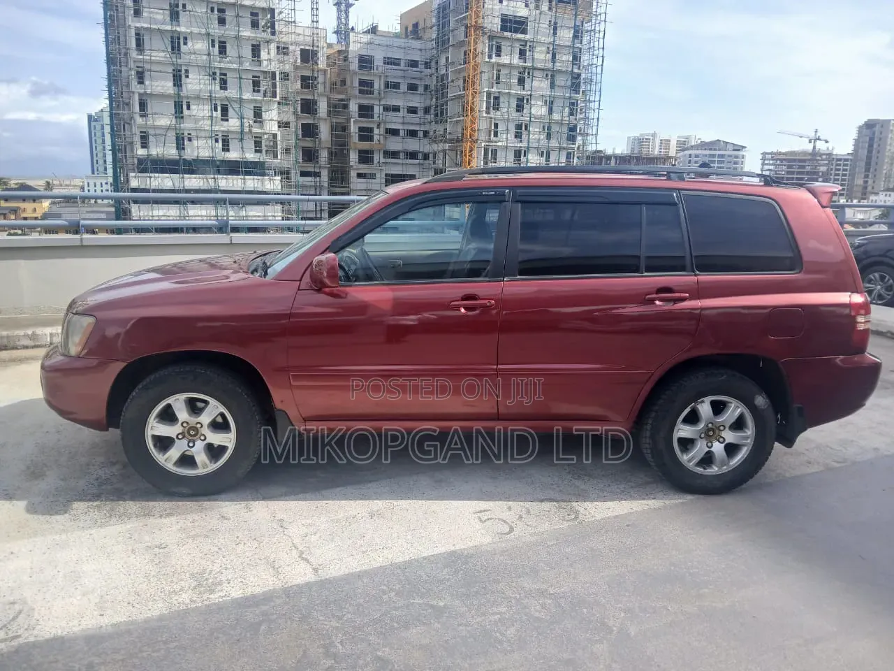Toyota Highlander V6 AWD 2003 Red