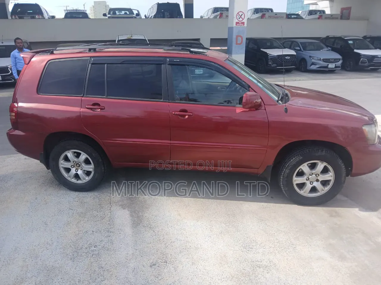 Toyota Highlander V6 AWD 2003 Red