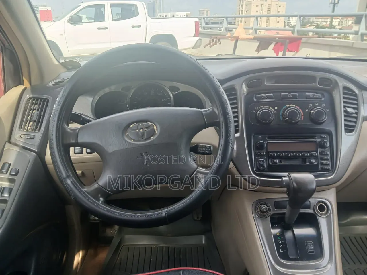 Toyota Highlander V6 AWD 2003 Red
