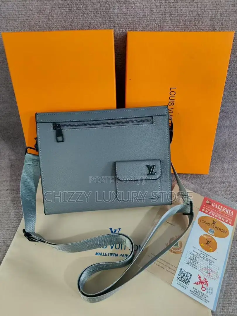 Louis Vuitton Quality Luxury Men Genuine Leather Cross Bag