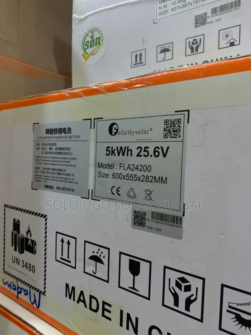 24volts 5kwh (Fla24200) Felicity Lithium Ion Batteries