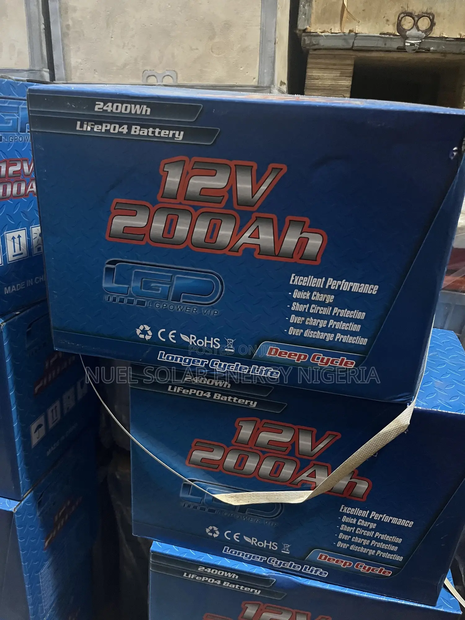 12v 200ah Lifepo4 Deep Cycle Lithium Battery
