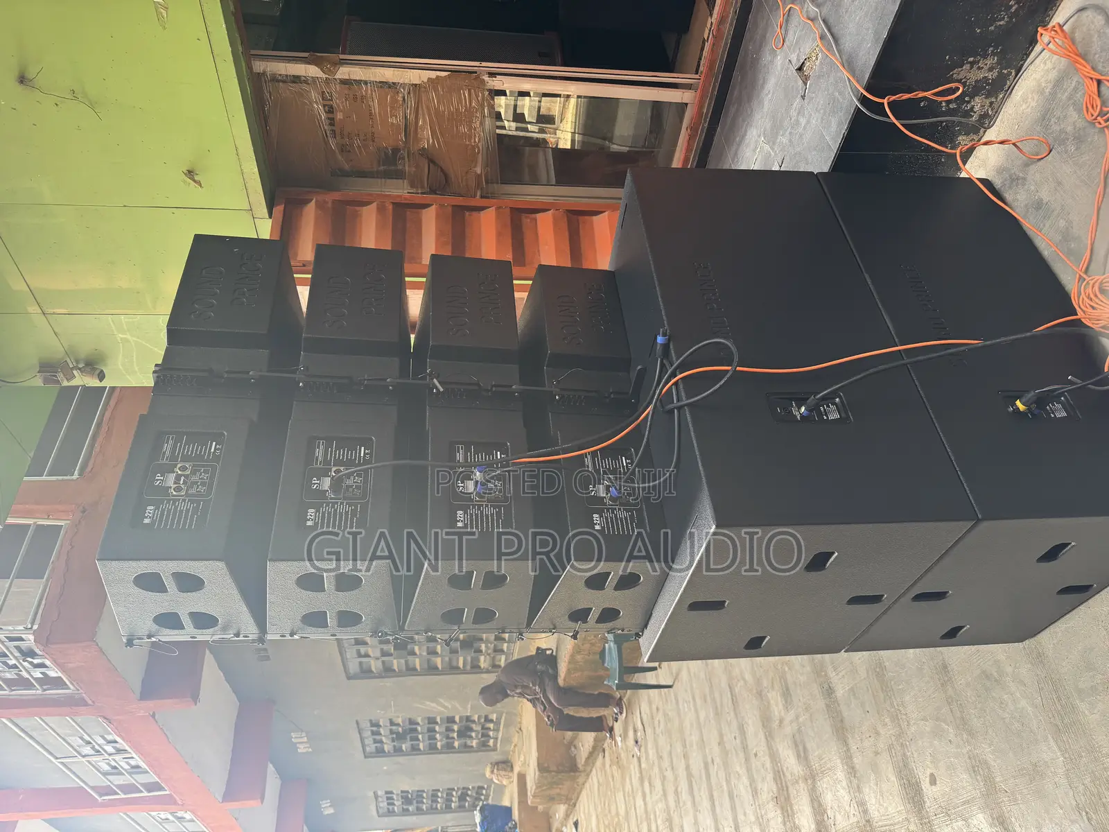 Sound Prince 12 Inches Line Array System and Soundprince Double Sub
