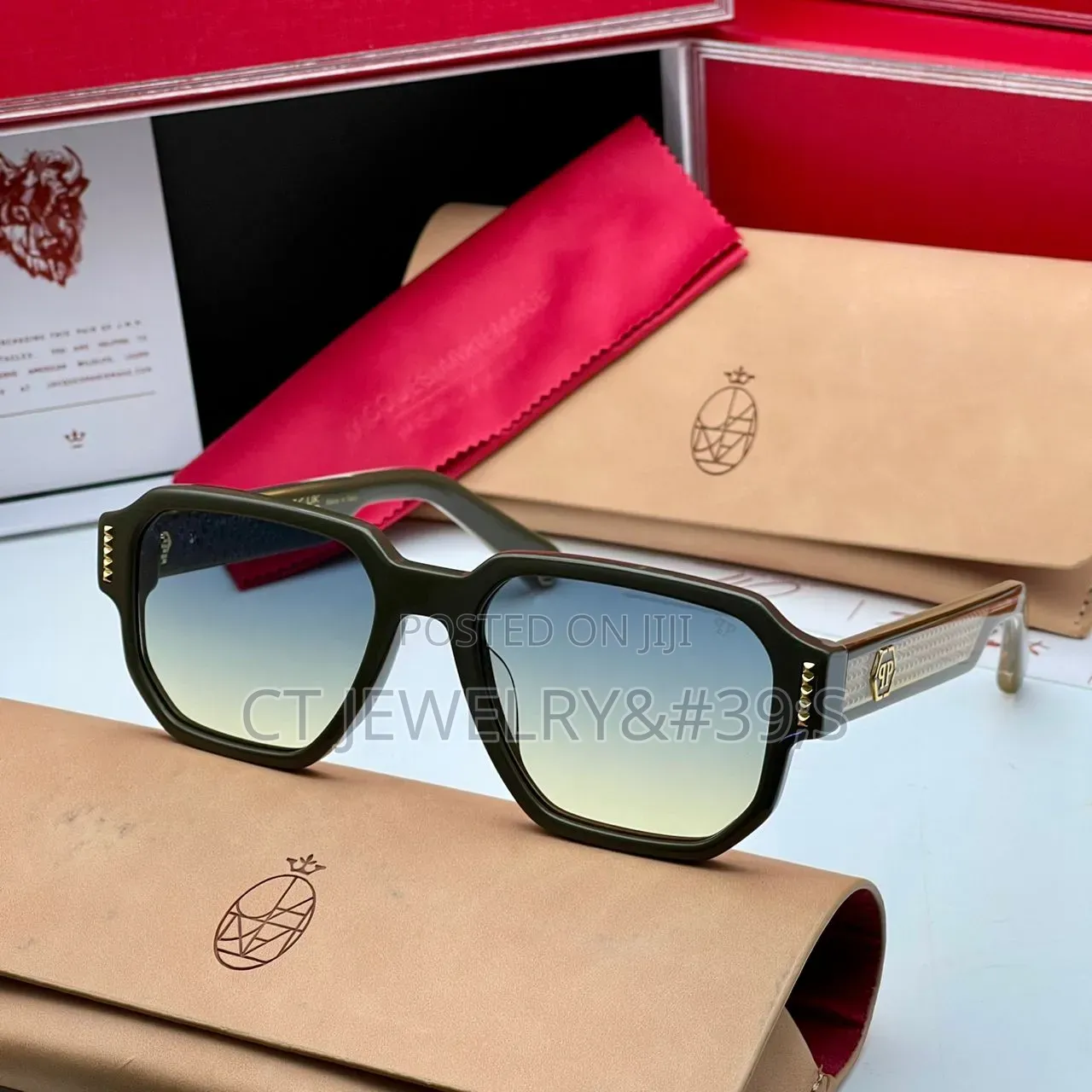 Jacques Marie Mage Sunglasses Bold Thick Frame Designer Luxury Style