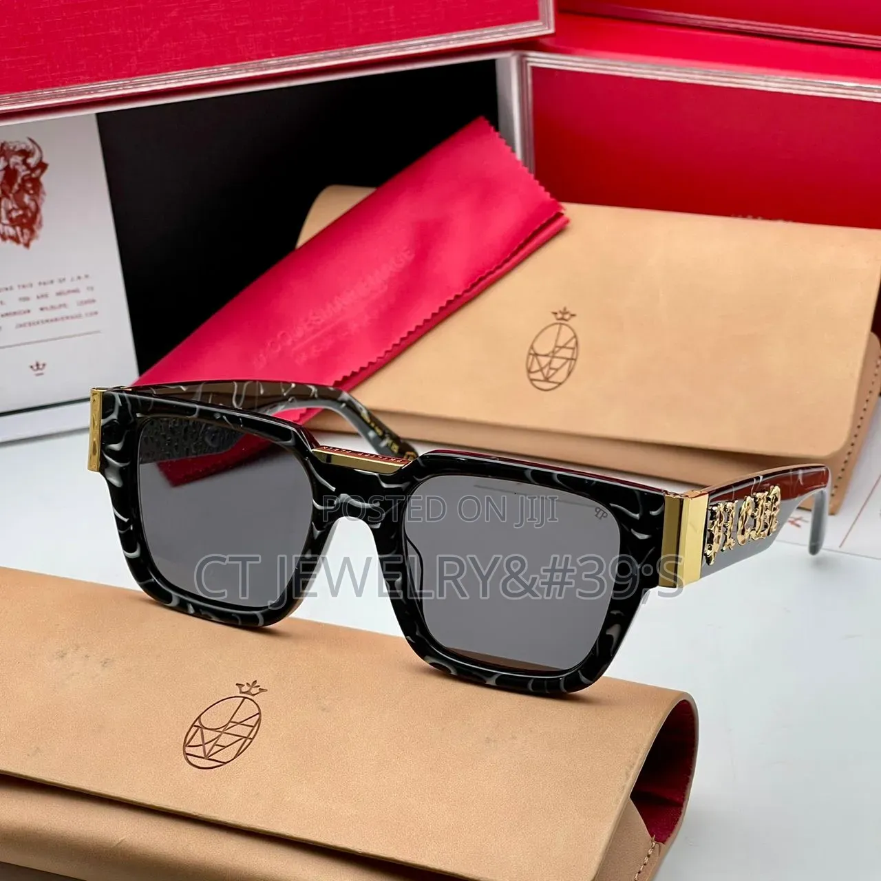 Jacques Marie Mage Sunglasses Bold Thick Frame Designer Luxury Style