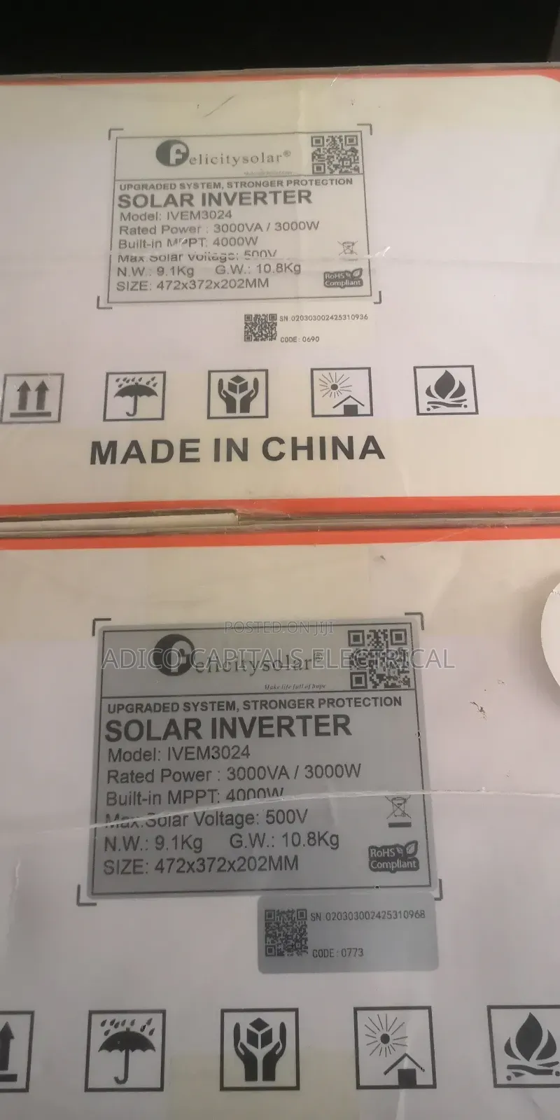 3kva Felicity Hybrid Inverter