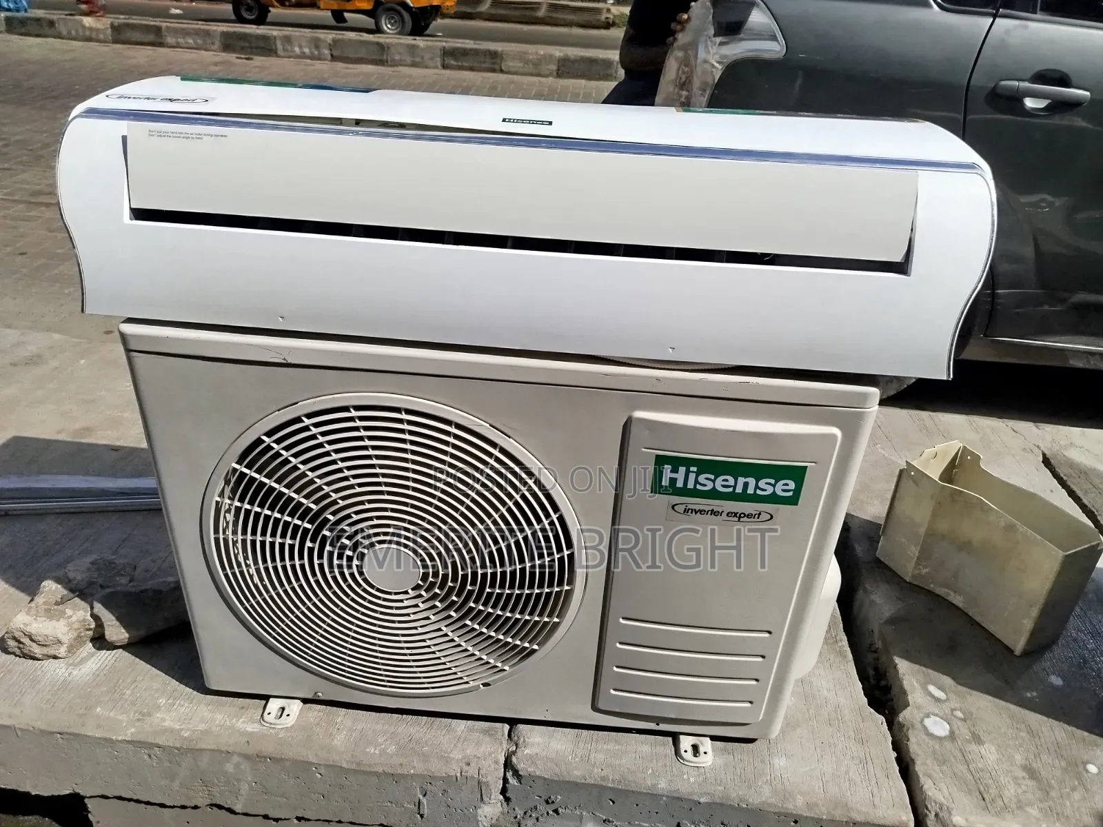 Hisense Inverter 2hp Wit Gass Tested Ok