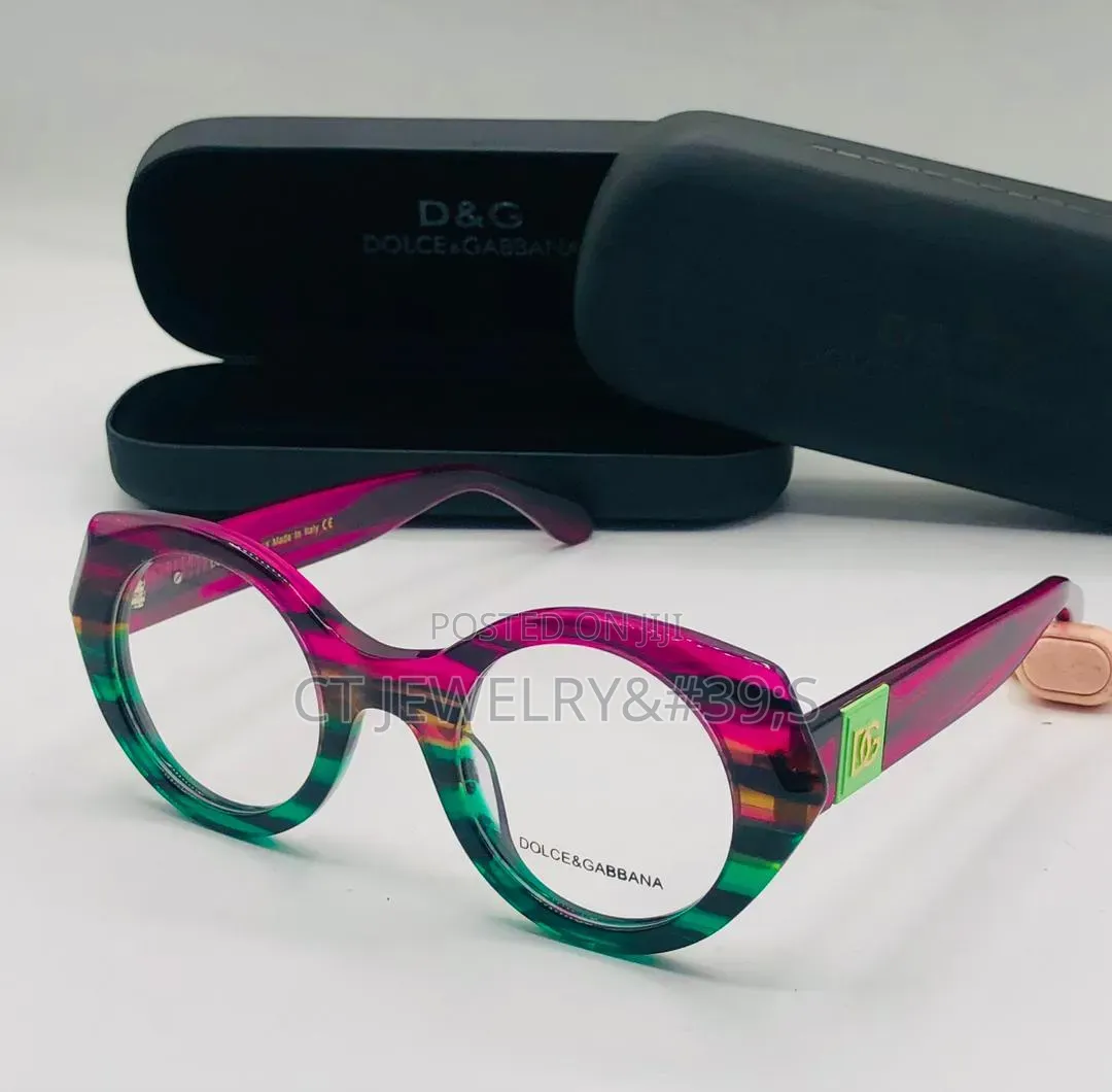 Round Tortoise Shell Fashion Glasses Thick Acetate Frame for Ladies