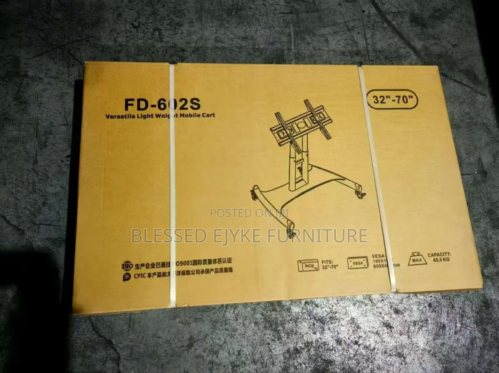 Versatile Light Weight Mobile Cart 32"-70"