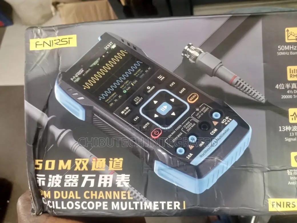 Fnirsi-2c53t Handheld 3-in-1 Digital Oscilloscope, Multimeter, Signal