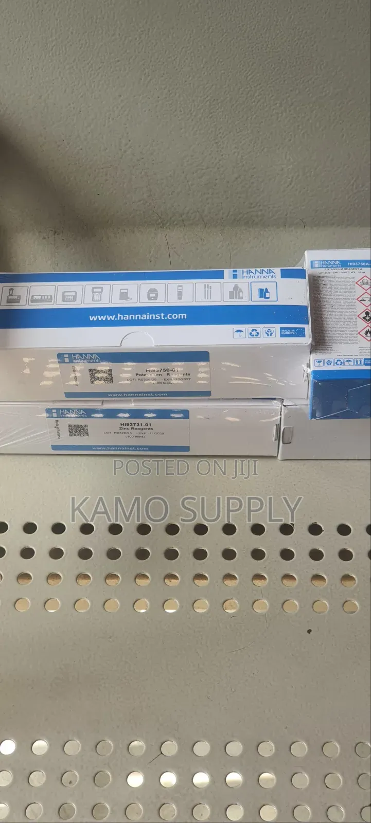 Zinc Reagents (100tests). Zincon Method. Hanna Hi93731-01