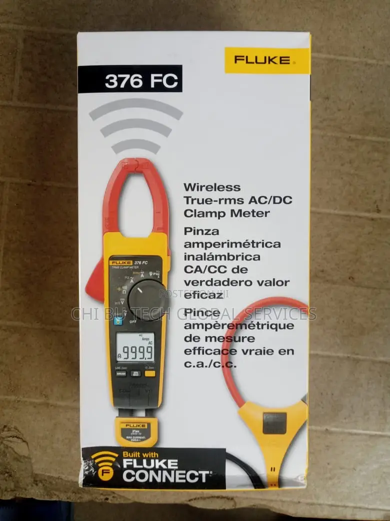Fluke 376 Fc True-RMS Ac/Dc Clamp Meter With Iflex.