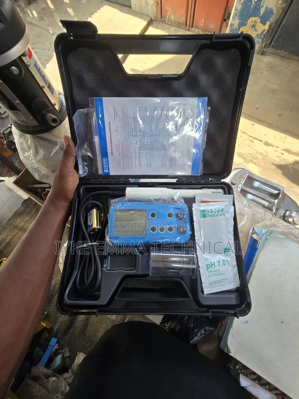 Hanna Hi9811-51 Portable Ph, Ec, Tds, and Temperature Meter Kit