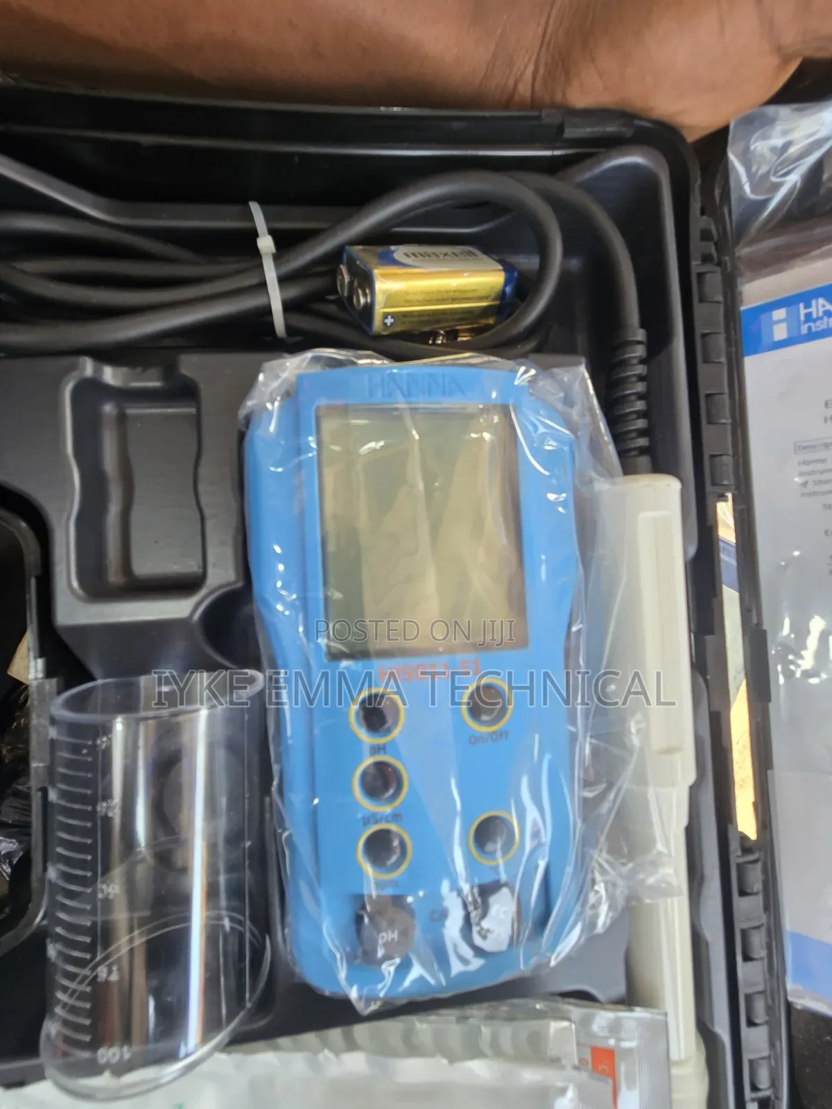 Hanna Hi9811-51 Portable Ph, Ec, Tds, and Temperature Meter Kit