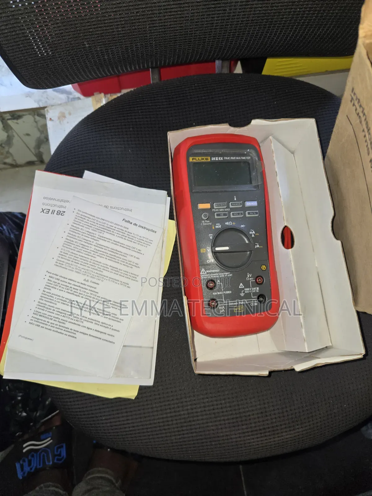 Fluke 28 Ii Ex Intrinsically Safe True-RMS Digital Multimeter