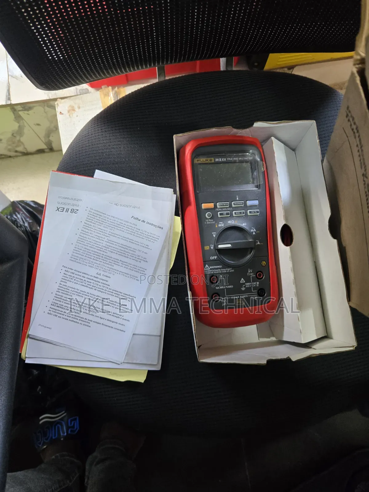 Fluke 28 Ii Ex Intrinsically Safe True-RMS Digital Multimeter