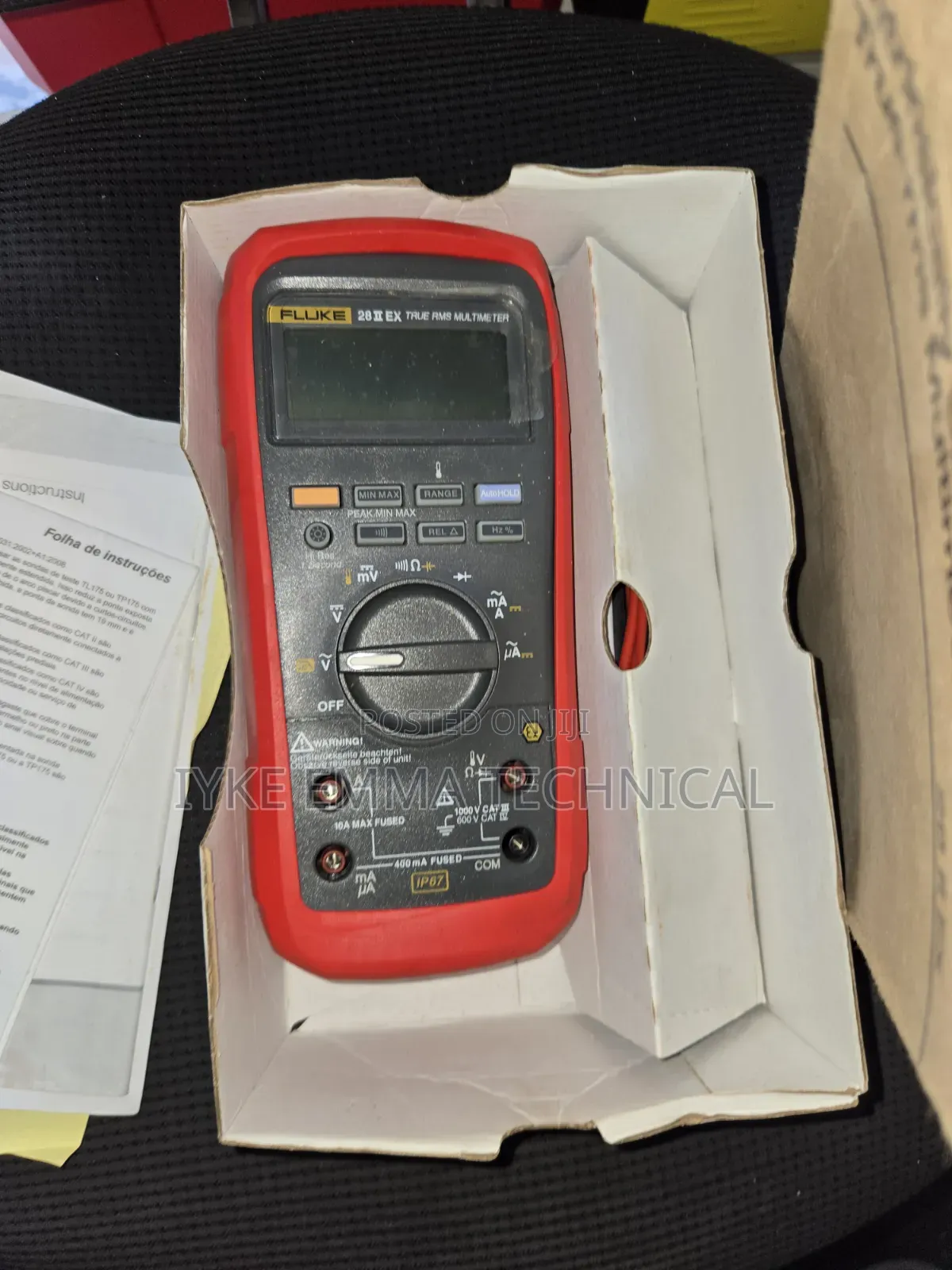 Fluke 28 Ii Ex Intrinsically Safe True-RMS Digital Multimeter