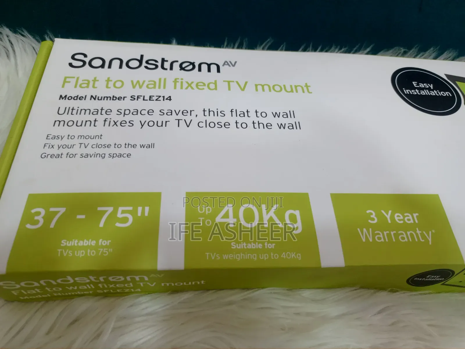 Sandstrom Flat to Wall Tv Mount