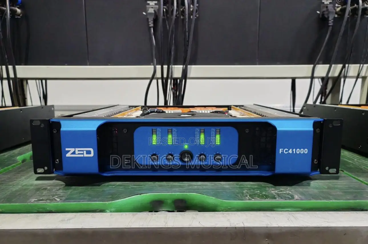 Zed Fc41000 4-Channel Professional Power Amplifier.