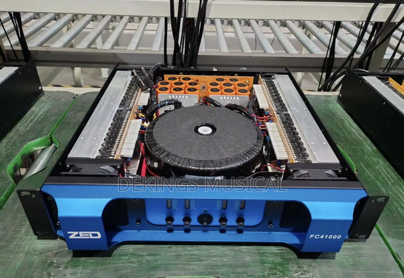 Zed Fc41000 4-Channel Professional Power Amplifier.