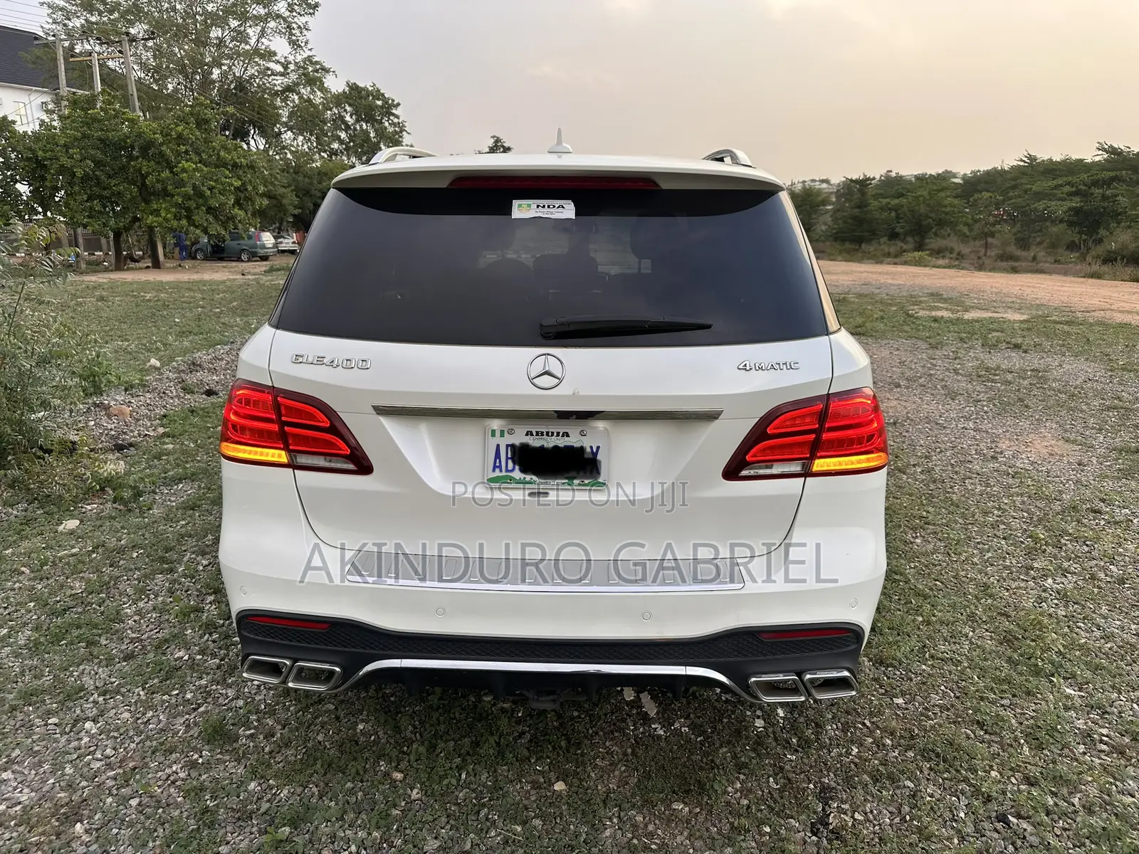 Mercedes-Benz GLE-Class GLE 400 4MATIC 2015 White