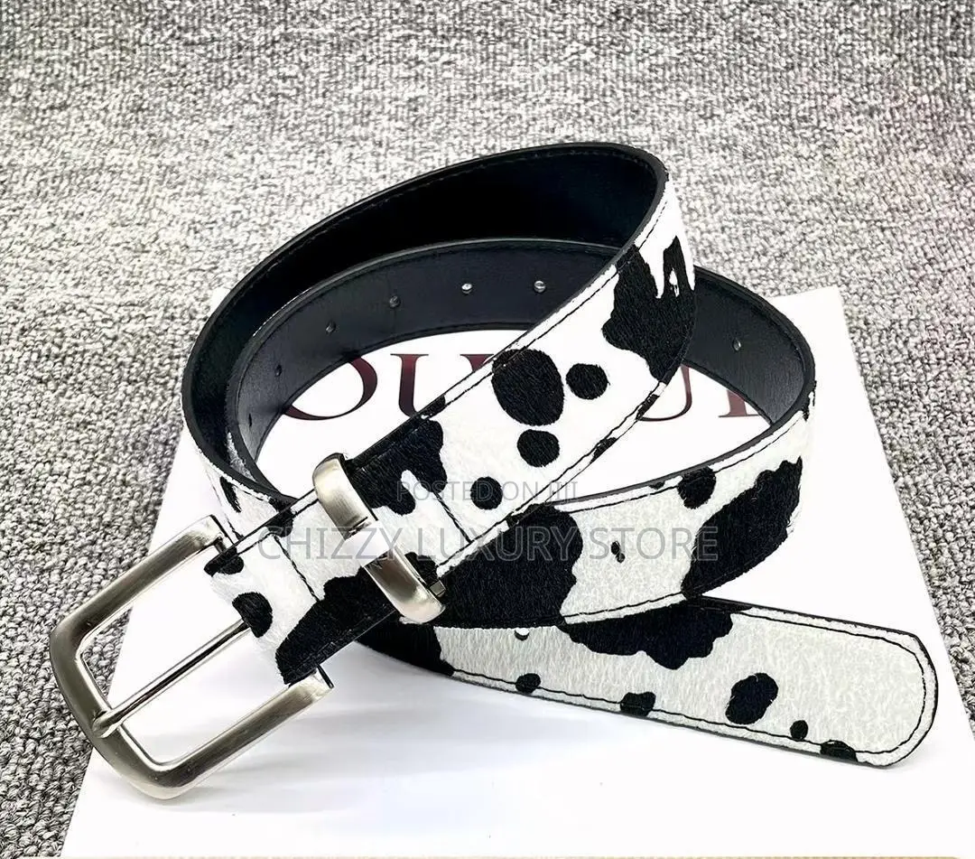 Chrome Hearts Quality Luxury Men Genuine Leather Belt
