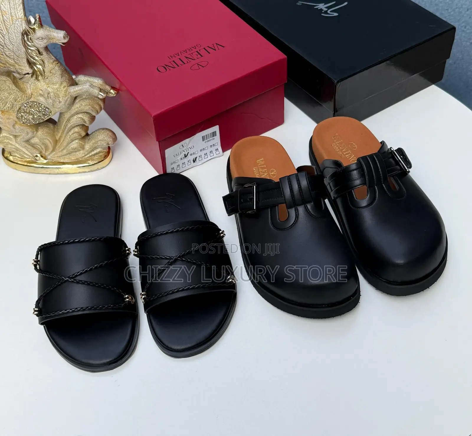 Valentino Garavani Quality Luxury Men Genuine Pams