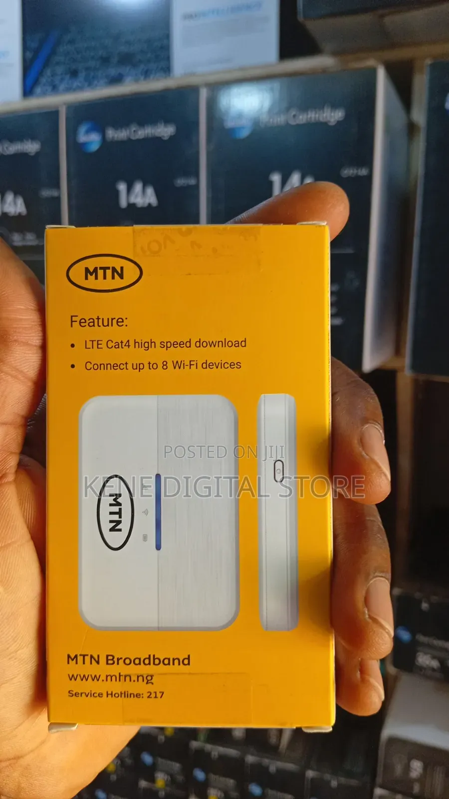 MTN Lte Cat4 Pocket Mifi (Connects Up to 8 Devices)