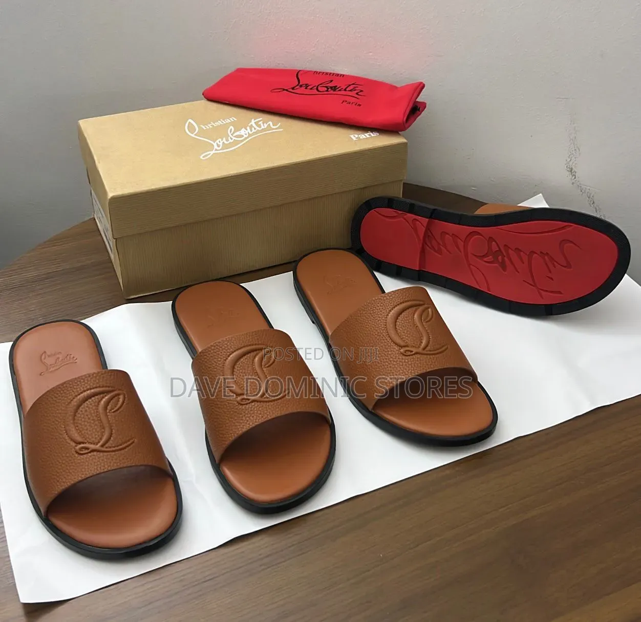 Christian Louboutin Flat Leather Pam