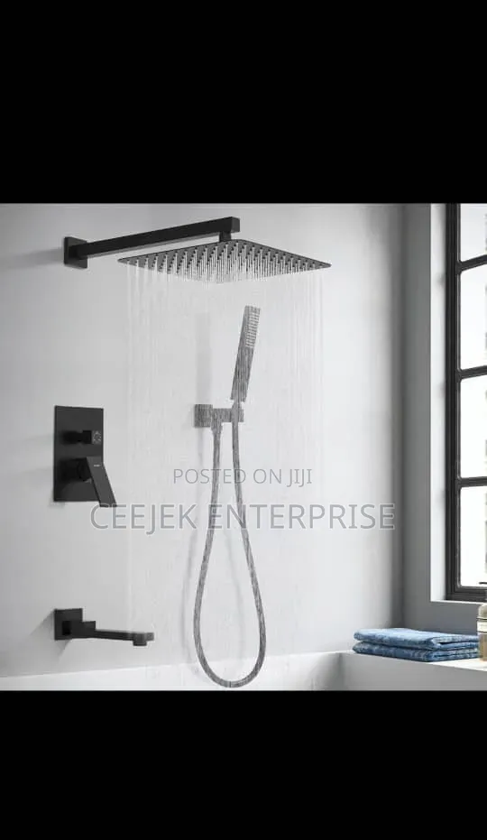Black 5 Way Condict Shower
