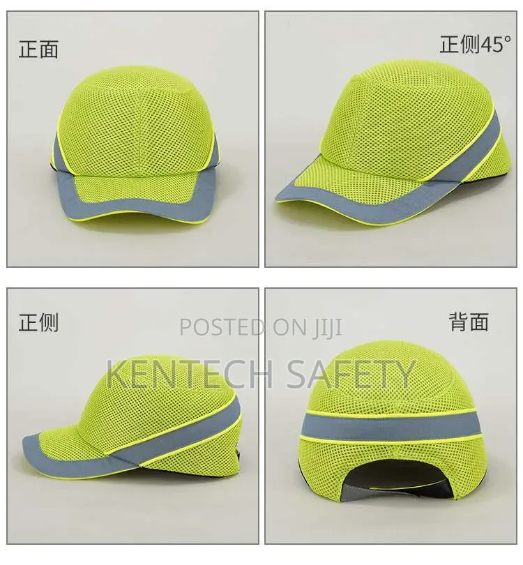Lemon Green Safety Bumper Hat Caps