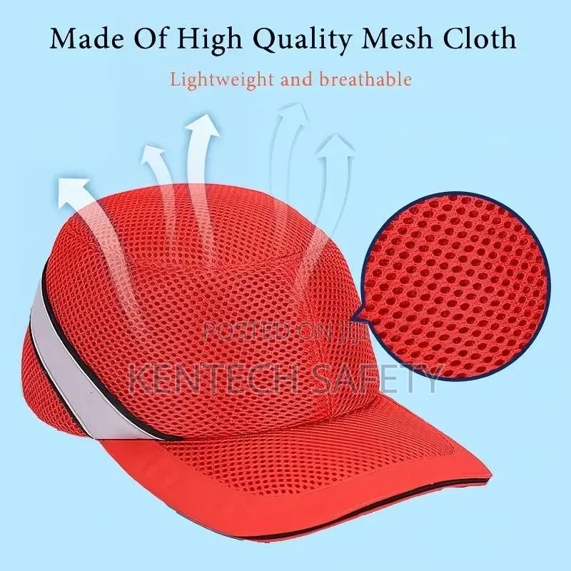 Red Original Safety Bumper Hat Caps