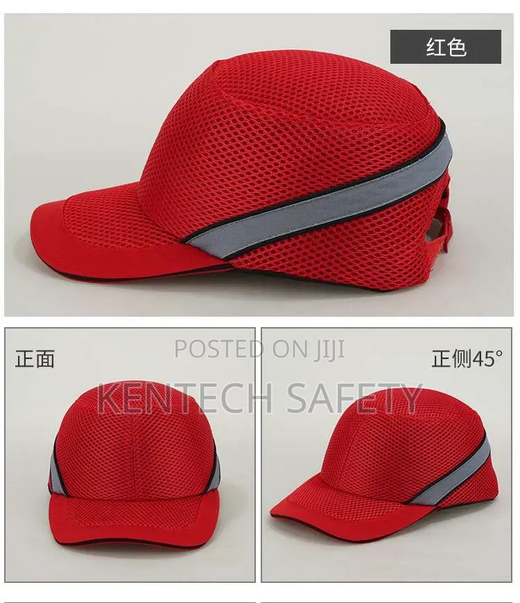 Red Original Safety Bumper Hat Caps