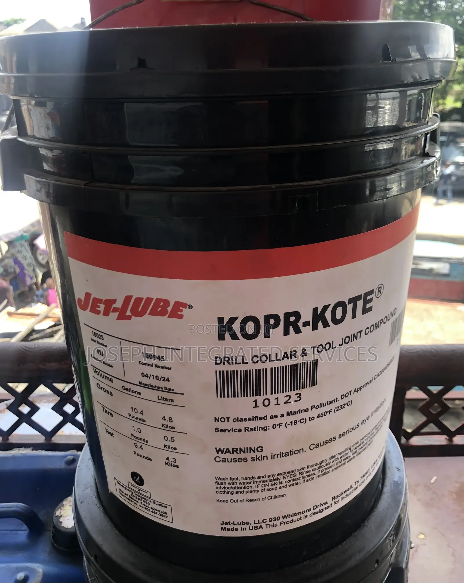 Jet-Lube Kopr-Kote Drill Collar Tool Joint Compound