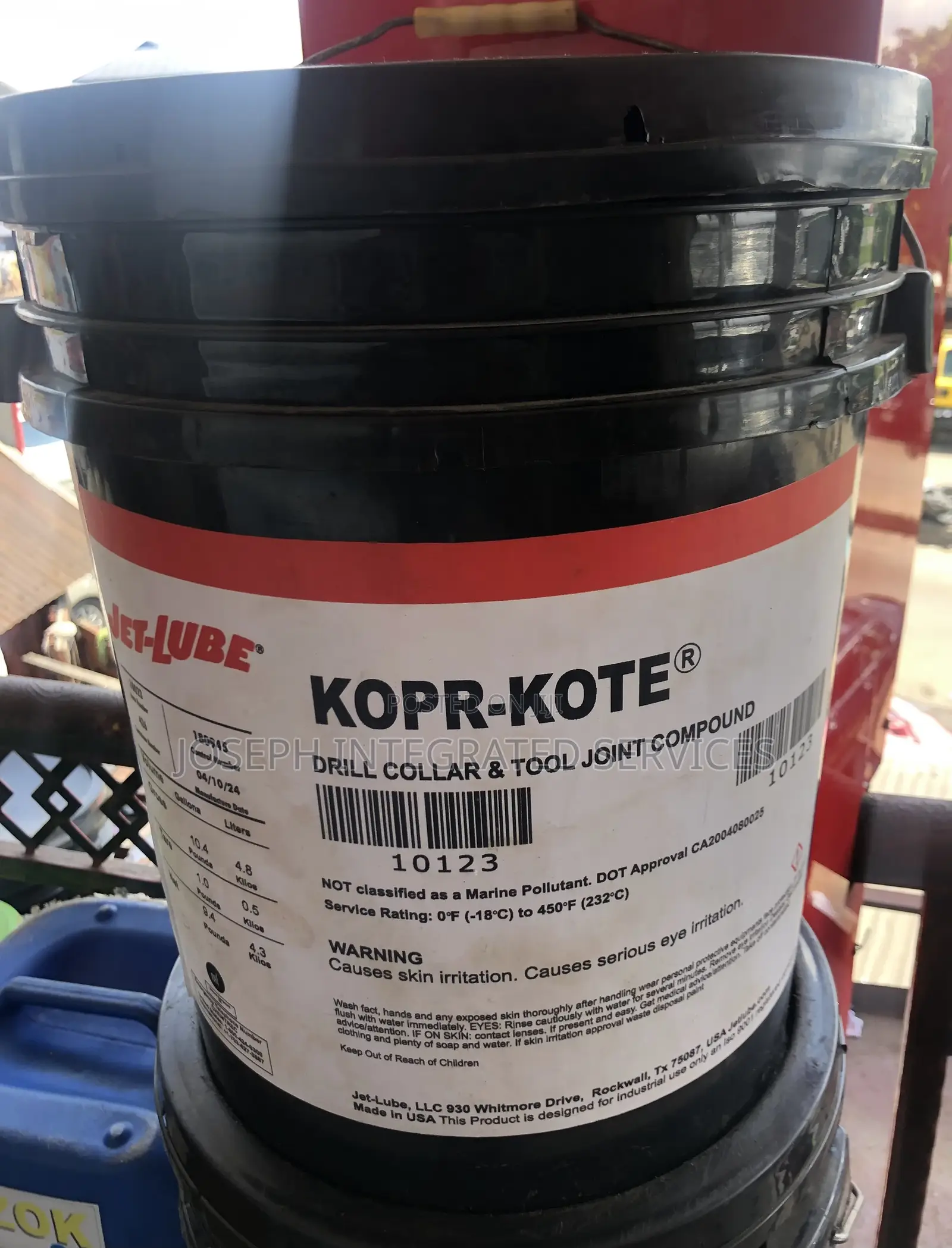 Jet-Lube Kopr-Kote Drill Collar Tool Joint Compound