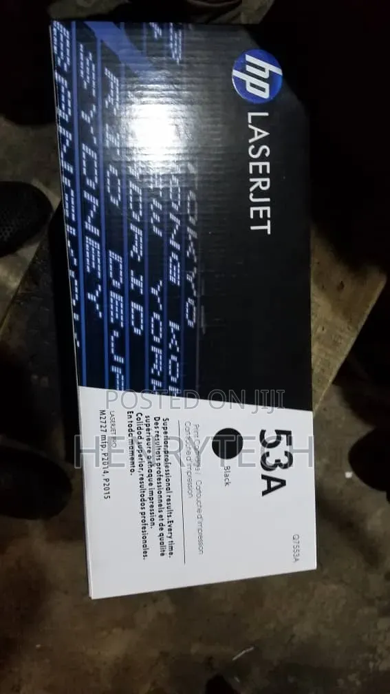 53a Black Cartridge Toner Genuine Hp