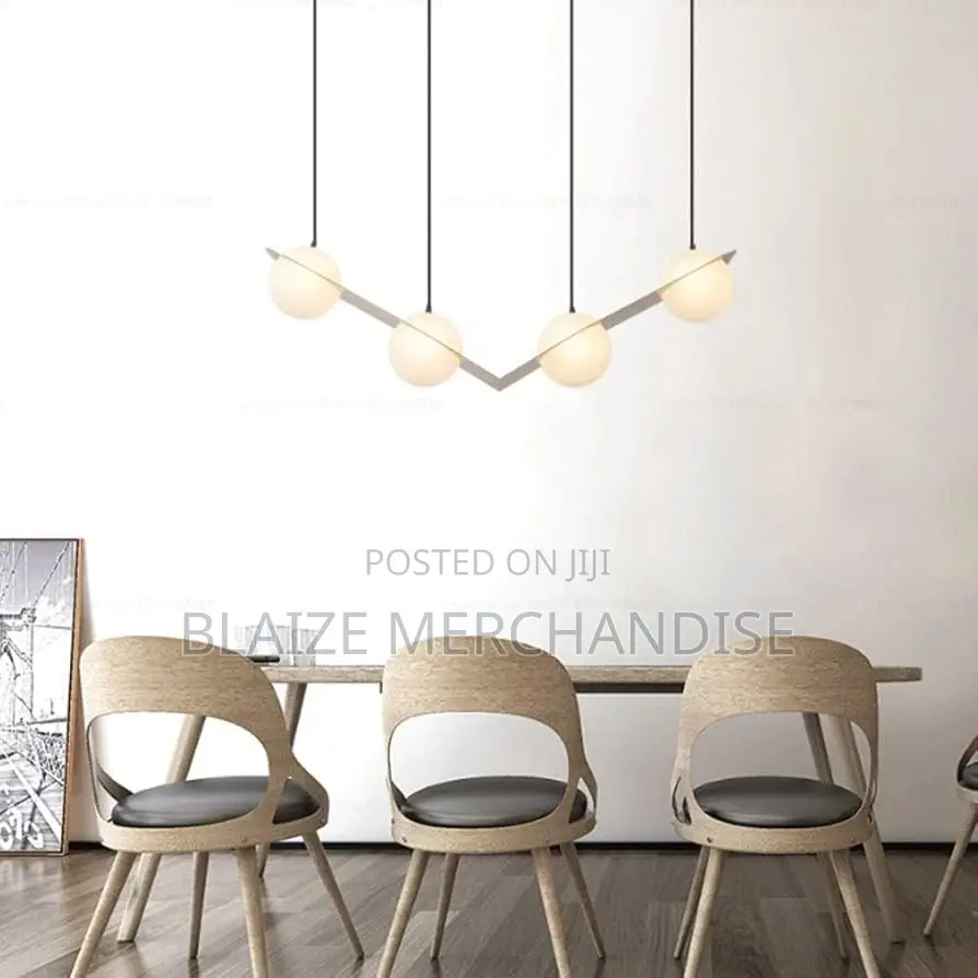 Chandelier, 4 Light Sources Ceiling Light Led Round Pendant Lighting